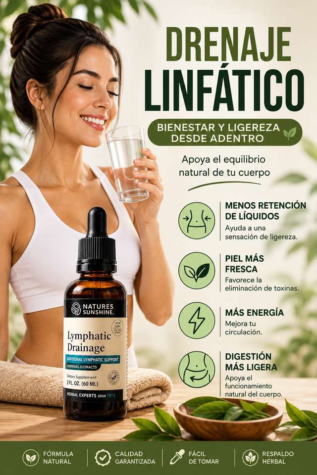 Drenaje Linfático en Gotas- Bienestar y Ligereza