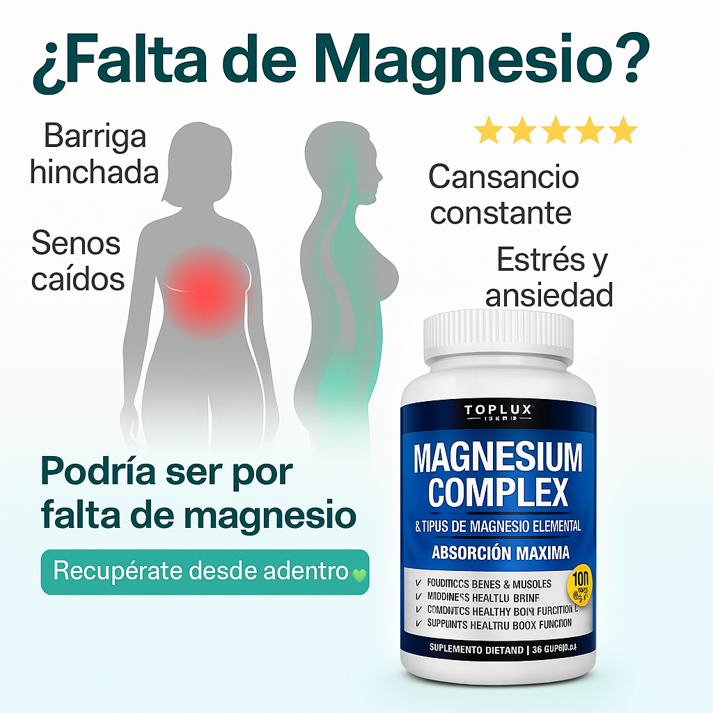 Magnesio Complex 8 en 1 - Energía que transforma