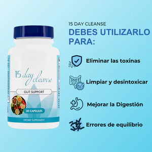 15 DAY CLEANSE- Mejora tu digestión en 15 días