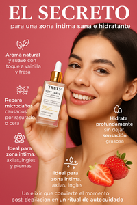 Aceite Truly - Elixir íntimo con aroma a vainilla y fresa 🍓